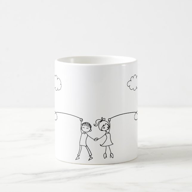 Tillsammans för alltid! kaffemugg (Center)