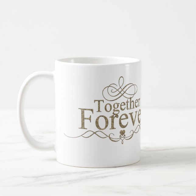 Tillsammans för alltid-mugg kaffemugg (Vänster)