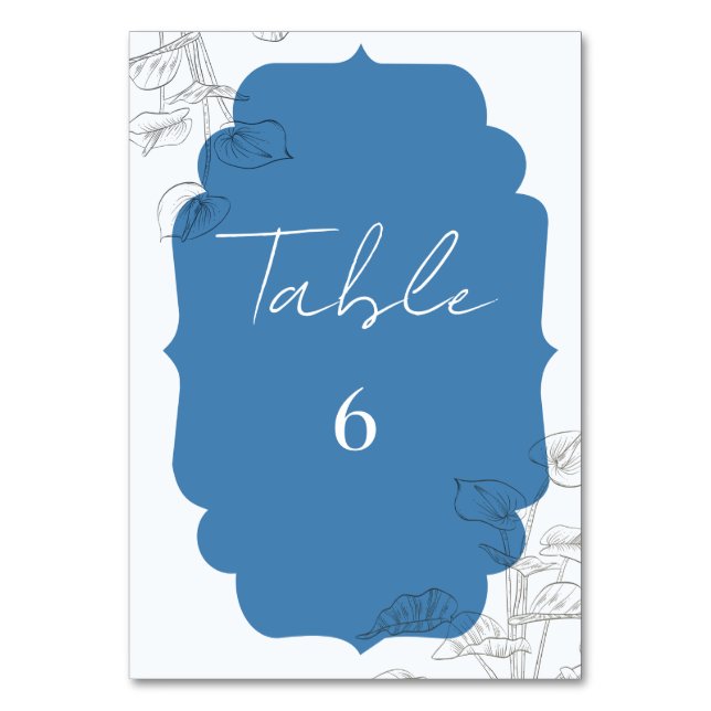 Tillsammans för evigt bordsnummer (Framsidan)