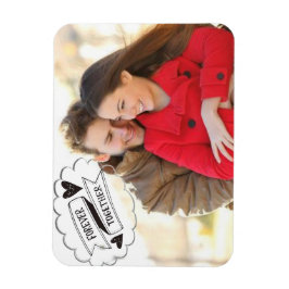 Tillsammans för evigt foto magnet