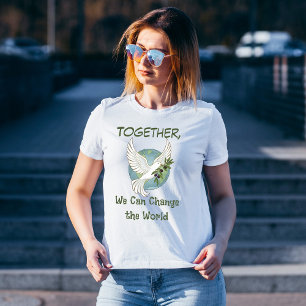Tillsammans för fred t shirt