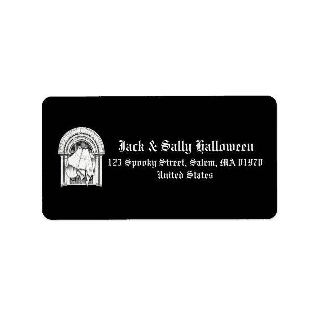 Tillsammans för Ghost lite Adress Adressetikett (Framsidan)