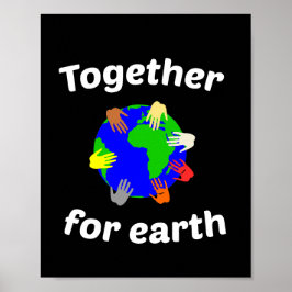 Tillsammans för jorden poster