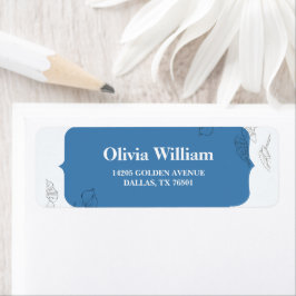 Tillsammans för returadress etikett