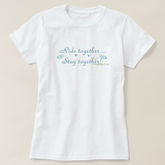Tillsammans för ritt/stag tillsammans tee shirt