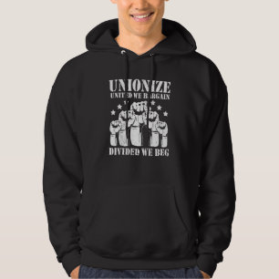 Tillsammans Förhandlar Vi Uppdelade Vägrar Vi Unio Hoodie