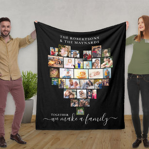 Tillsammans gör vi ett familjefjärt 29 Photo Col Fleecefilt
