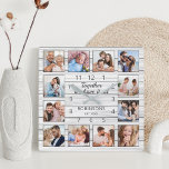 Tillsammans har vi det hela offertfoto White Fyrkantig Klocka<br><div class="desc">Skapa enkelt din egen personlig av vita träplank med väggklocka i stil med anpassningsbarna med dina foton. Utformningen har också ett vackert handskrivet manuscitat: "Tillsammans har vi allt". För bästa resultat ska skörd gå till kvadrat - med skärningspunkten i mitten - före uppladdning.</div>