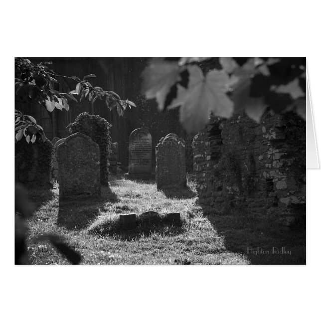 Tillsammans igen med dikt-notelet/kortet hälsningskort (Framsidan Horizontal)