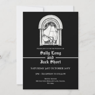 Tillsammans inför Spöken bröllopsinbjudan Inbjudningar