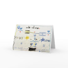 Tillsammans Israels hälsningskort