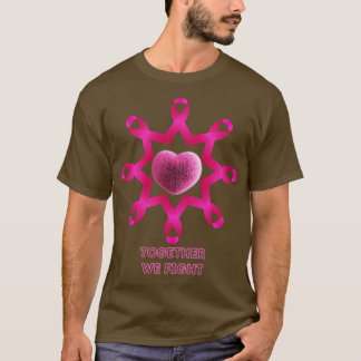 Tillsammans kämpar vi mot medvetenheten t shirt
