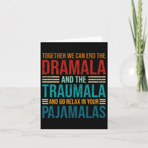 Tillsammans Kan Vi Avsluta Dramala Och Traumaretro Kort