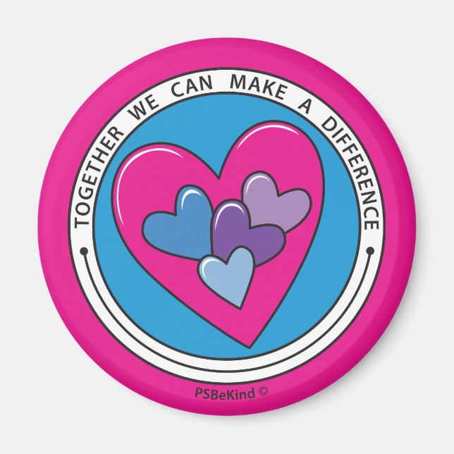 Tillsammans kan vi göra skillnad 2_ Magnet 2,25" (Framsidan)