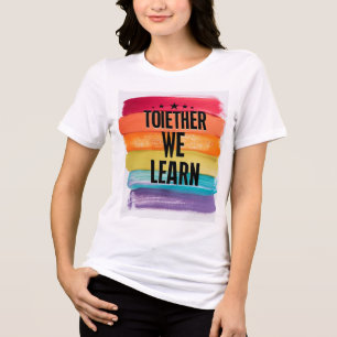Tillsammans lär vi oss t shirt