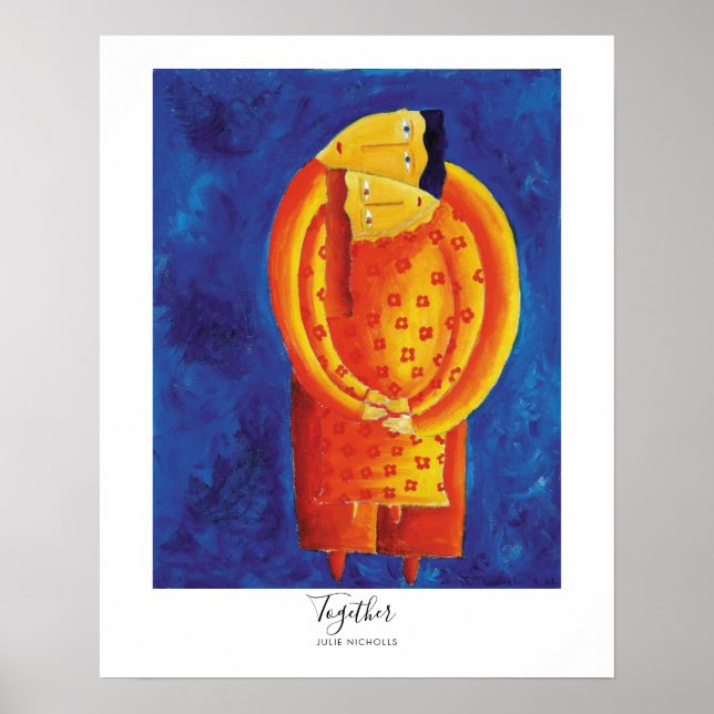 Tillsammans målning poster (Framsidan)