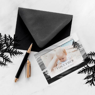 Tillsammans med Julens lilla japanska familjefoto Julkort