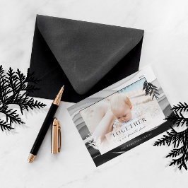 Tillsammans med Julens lilla japanska familjefoto Julkort