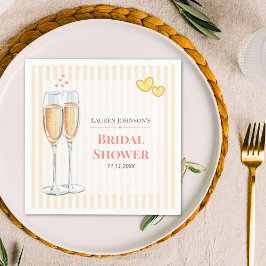 Tillsammans med smör Bröllopsfest Pappersservett