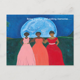 Tillsammans på jul helg vykort