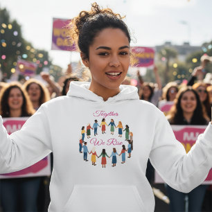 Tillsammans reser vi oss Internationella kvinnodag T Shirt