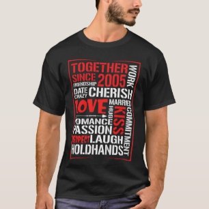 Tillsammans sedan 2005. Make frun matchande par T Shirt