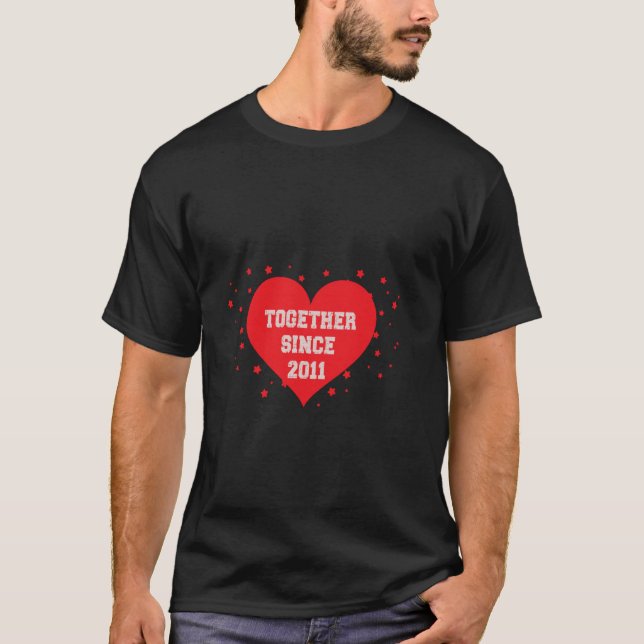 Tillsammans sedan 2011 t shirt (Framsida)