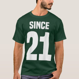 Tillsammans sedan år för par matchande jubileum t shirt