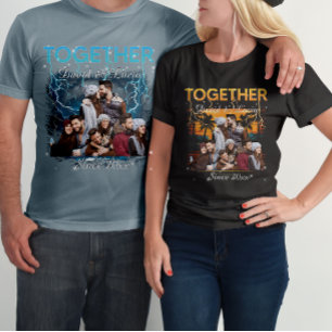 Tillsammans Sedan Olaglig Kopia Retro Stil Anpassa T Shirt