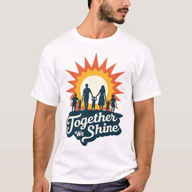 Tillsammans Shine Shine T Shirt (Framsida)