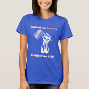 "Tillsammans står vi,..." Kvinnor T Shirt