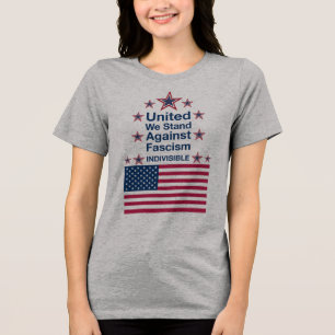 Tillsammans står vi mot fascismen t shirt