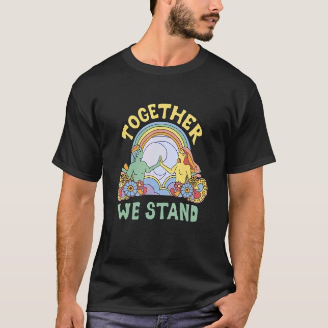 Tillsammans står vi upp t shirt (Framsida)