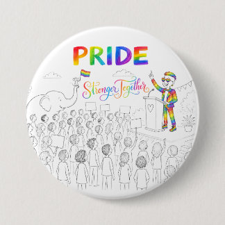Tillsammans starkare PRIDE-knapp Knapp