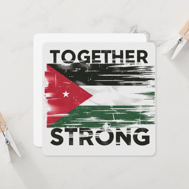 Tillsammans starkt stöd till Palestina Inbjudningar (Fram/Back In Situ)