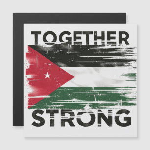 Tillsammans starkt stöd till Palestina Magnetisk Inbjudningskort