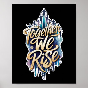 Tillsammans Stiga upp vi. Poster
