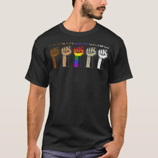 Tillsammans Stiga upp vi skenbart de mänskliga Hög T Shirt