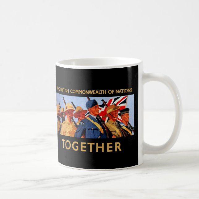 Tillsammans ~ The British Commonwealth of Nations Kaffemugg (Höger)