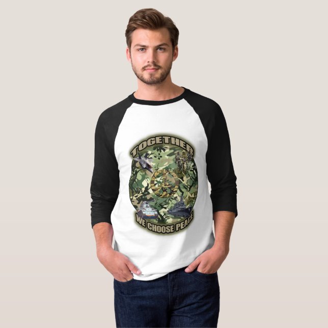 Tillsammans väljer vi fred t shirt (Hel framsida)