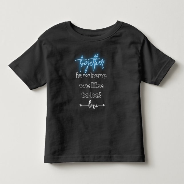 Tillsammans vill vi vara på T-Shirt (Framsida)