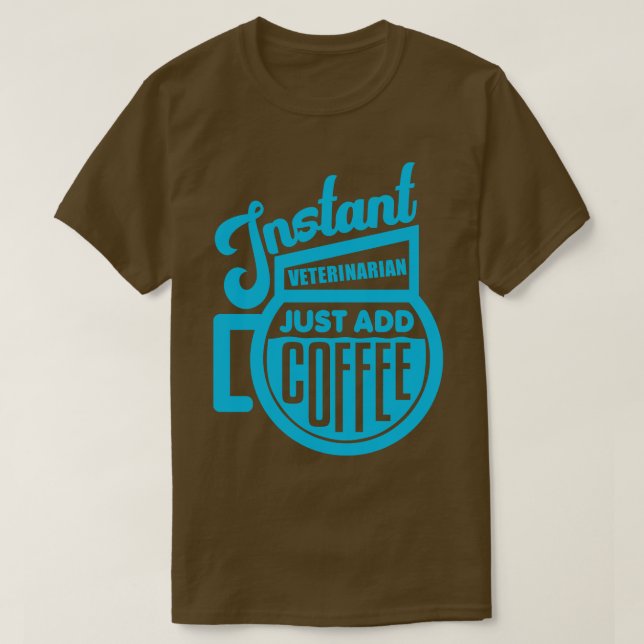 Tillsätt bara kaffe 2 t shirt (Design framsida)