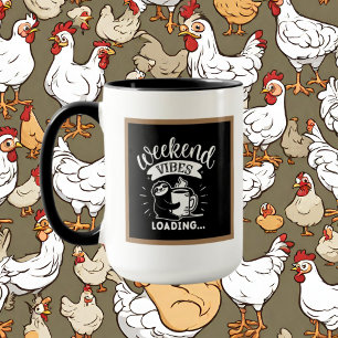 Tillsätt monogram för sött kaffesluttning mugg