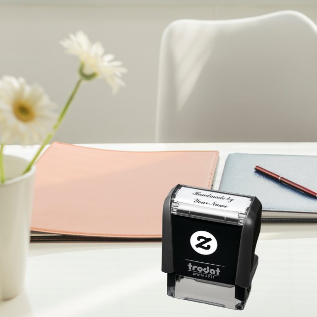 Tillsätt namn monogram manuellt självfärgande stämpel (Skapare uppladdad)