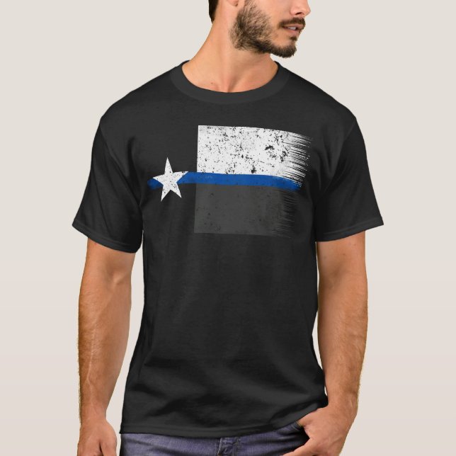 Tillsatta lagar för skogsvaktare för Texas T Shirt (Framsida)