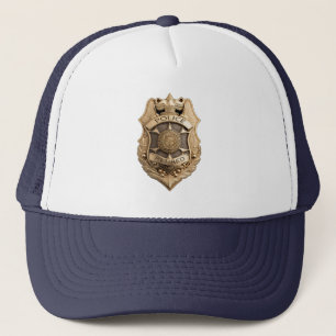 Tillsatta lagar pensionerade poliser Badge Keps