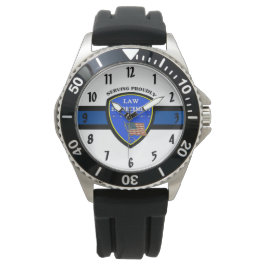 Tillsatta lagar polis armbandsur