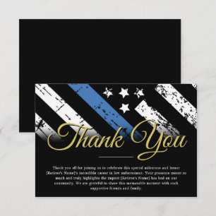 Tillsatta lagar poliser Pension Party Tack Kort