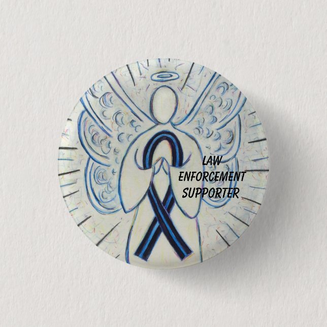 Tillsatta lagar Supporter Awareness Ribbon Stift Knapp (Framsida)