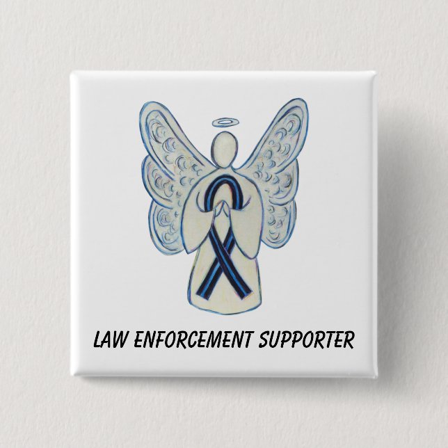 Tillsatta lagar Supporter Awareness Ribbon Stift Knapp (Framsida)